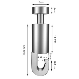 GeckoTeq Self-locking Mini Hook – 20kg