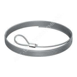 Fil d'acier GeckoTeq 1,5 mm avec boucle - 15 kg