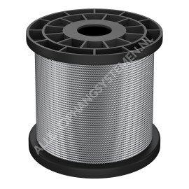 GeckoTeq 1,5mm Steel Wire with Loop - 15kg