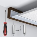 GeckoTeq Support de plafond suspendu avec fil et crochet