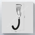 GeckoTeq Duratrax - Universal Single J-Hook GSH5