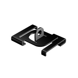 Geckoteq Ceiling clip metal in white & black - 7kg