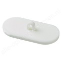 GeckoTeq Adhesive Ceiling Eye white - oval - per one