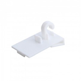 GeckoTeq Plafond clip klem met haak wit plastic - 20x30mm - 5kg