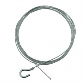 GeckoTeq 1,5mm Steel Wire with Mini hook - 200cm