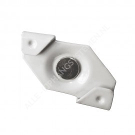 GeckoTeq metal clamp in white for suspended ceilings